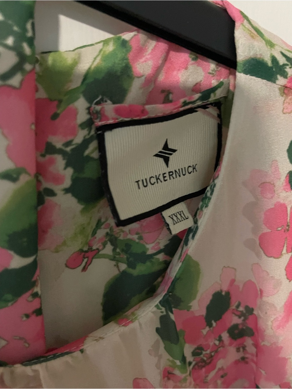 Tuckernuck Pink & Green Floral dress 3X